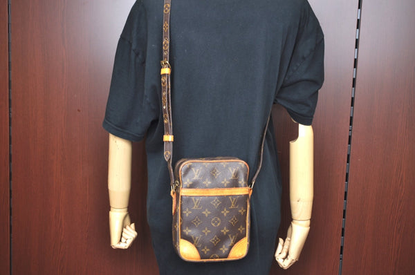 Authentic Louis Vuitton Monogram Danube Shoulder Cross Body Bag M45266 LV K4067