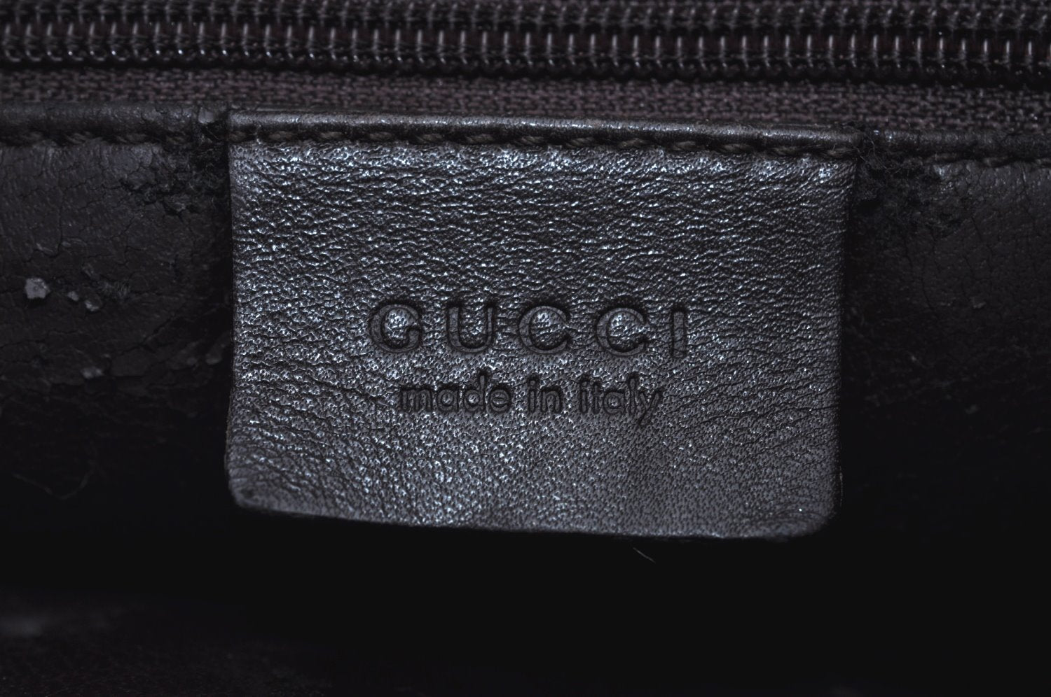 Authentic GUCCI Bamboo Shoulder Hand Bag Purse Leather 0013007 Brown K4070