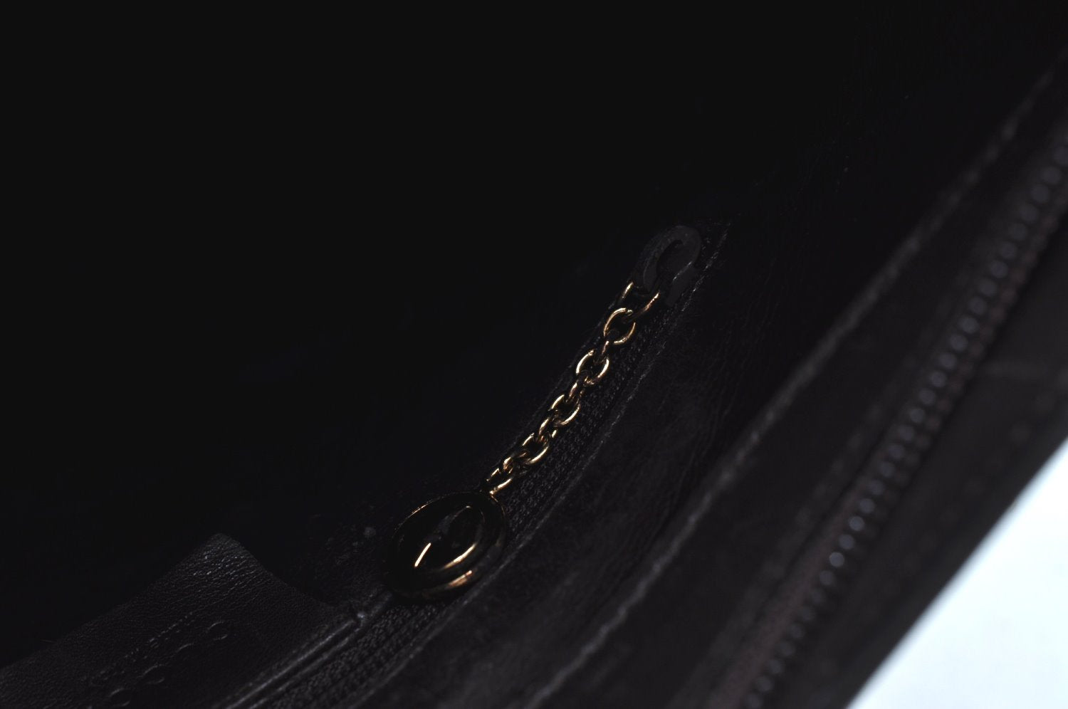 Authentic GUCCI Bamboo Shoulder Hand Bag Purse Leather 0013007 Brown K4070