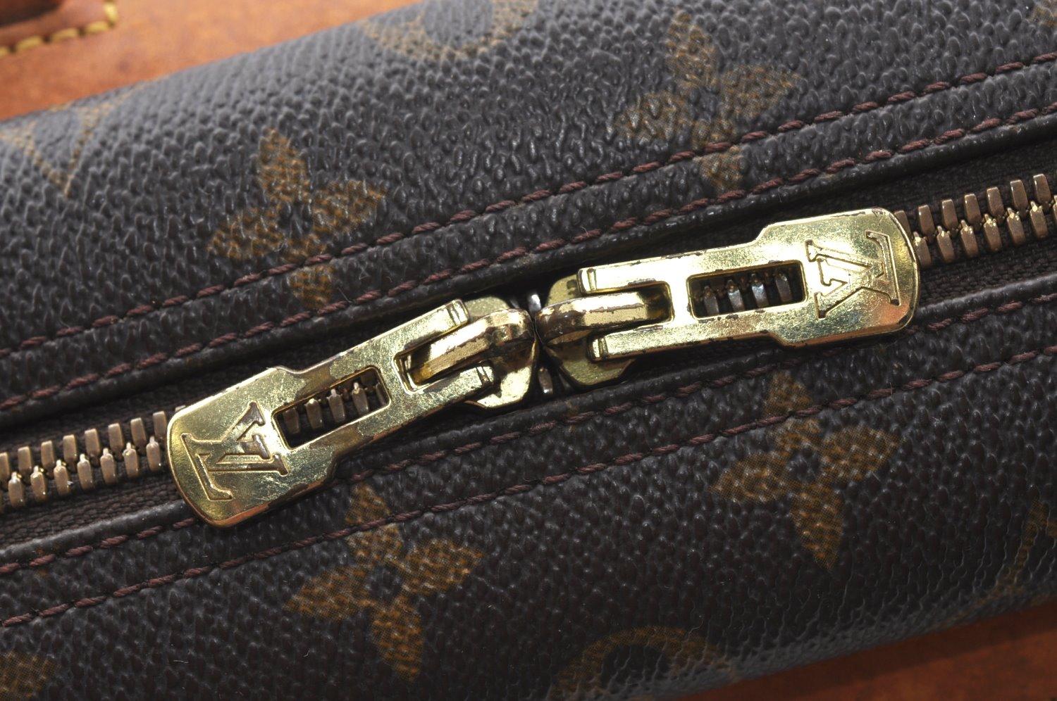 Authentic Louis Vuitton Monogram Deauville Hand Bag M47270 LV K4071