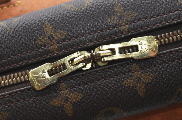 Authentic Louis Vuitton Monogram Deauville Hand Bag M47270 LV K4071