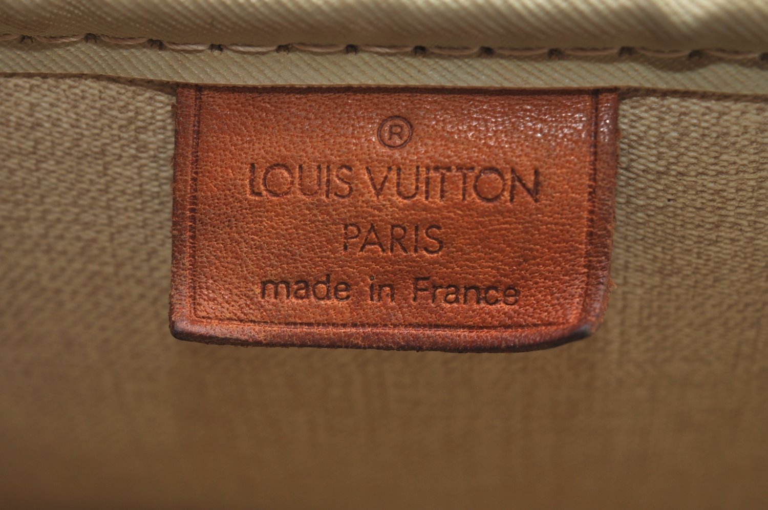 Authentic Louis Vuitton Monogram Deauville Hand Bag M47270 LV K4071