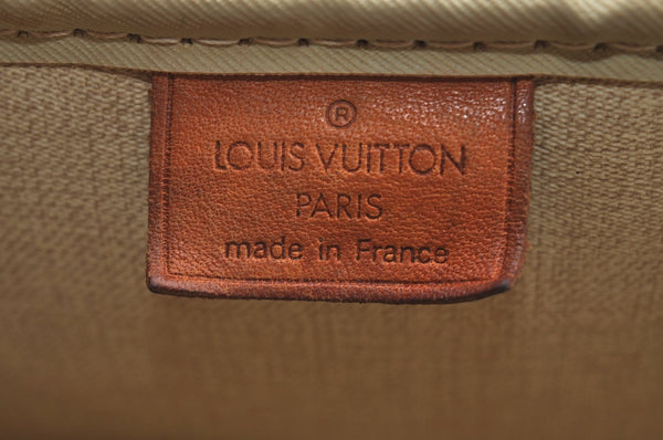Authentic Louis Vuitton Monogram Deauville Hand Bag M47270 LV K4071
