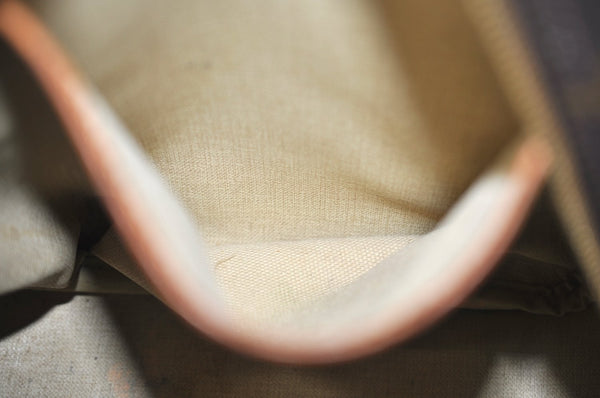 Authentic Louis Vuitton Monogram Deauville Hand Bag M47270 LV K4071