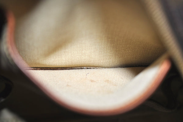 Authentic Louis Vuitton Monogram Deauville Hand Bag M47270 LV K4071