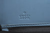 Authentic GUCCI GG Long Wallet PVC Leather 308009 Brown Light Blue K4080