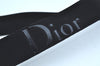 Authentic Christian Dior Trotter Shoulder Cross Bag Canvas Leather Black K4081