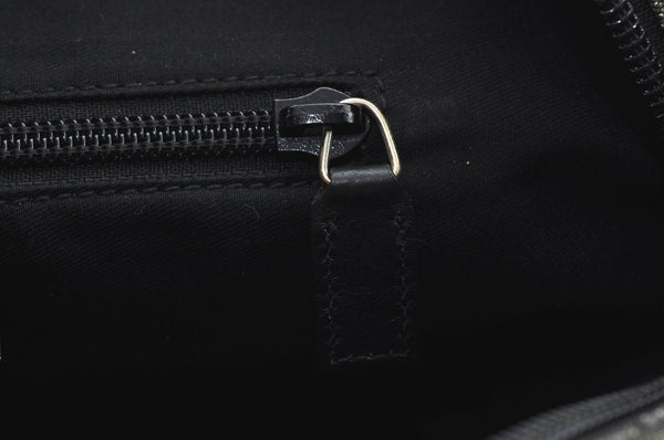 Authentic GUCCI GG Crystal Shoulder Tote Bag PVC Leather 131228 Blue K4088