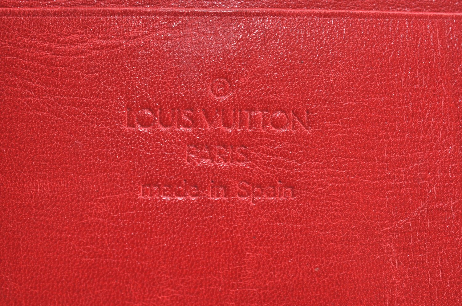 Authentic Louis Vuitton Epi Cuvette Coin Case Wallet Purse Red M63707 LV K4094