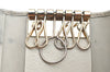 Authentic GUCCI Guccissima Lovely Heart 6 Key Case GG Leather 257217 White K4095