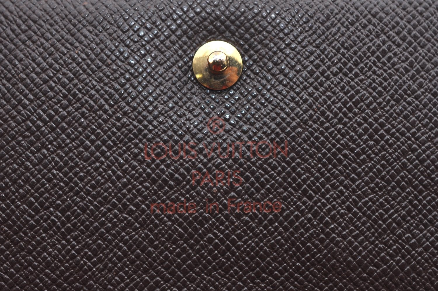 Auth Louis Vuitton Damier Porte Monnaie Billet Carte Credit N61652 Wallet K4096