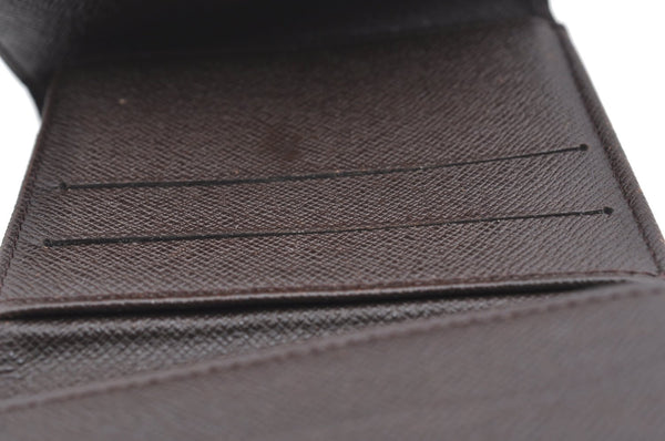 Auth Louis Vuitton Damier Porte Monnaie Billet Carte Credit N61652 Wallet K4096