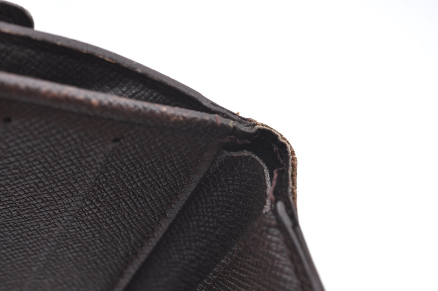 Auth Louis Vuitton Damier Porte Monnaie Billet Carte Credit N61652 Wallet K4096