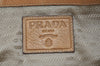 Authentic PRADA Vintage Leather 2Way Shoulder Hand Bag Beige K4106
