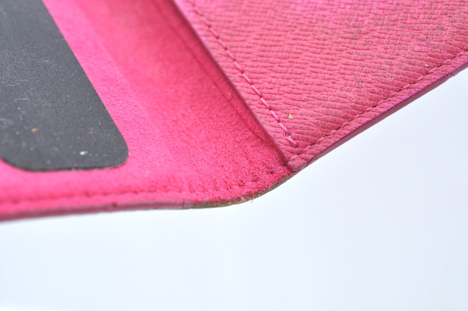 Authentic Louis Vuitton Monogram Folio Iphone 7 8 Case Pink M61906 LV K4121