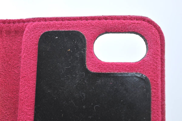 Authentic Louis Vuitton Monogram Folio Iphone 7 8 Case Pink M61906 LV K4121