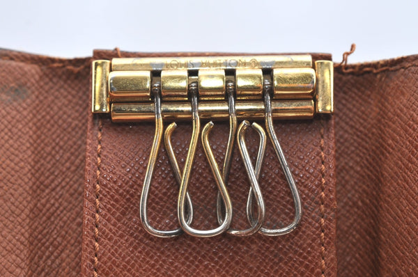 Authentic Louis Vuitton Monogram Multicles 4 Four Hooks Key Case M62631 LV K4129