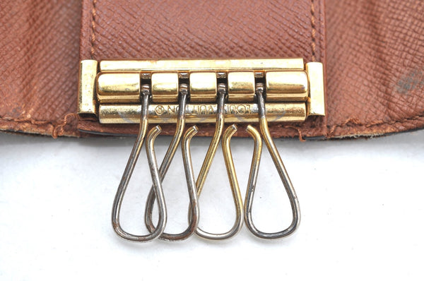 Authentic Louis Vuitton Monogram Multicles 4 Four Hooks Key Case M62631 LV K4129