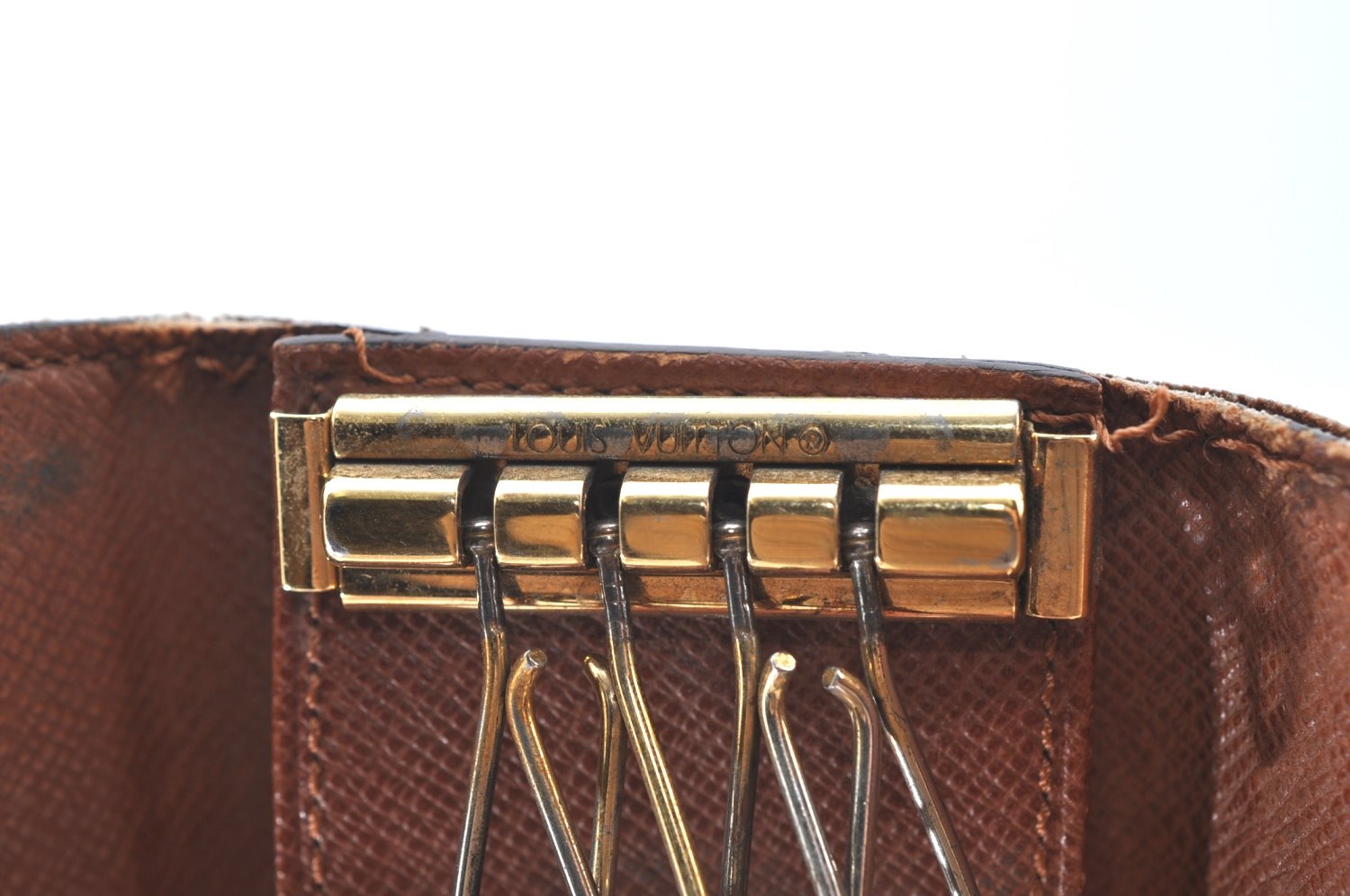 Authentic Louis Vuitton Monogram Multicles 4 Four Hooks Key Case M62631 LV K4129