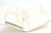 Auth Louis Vuitton Vernis Porte Tresor International Wallet M91354 White K4132