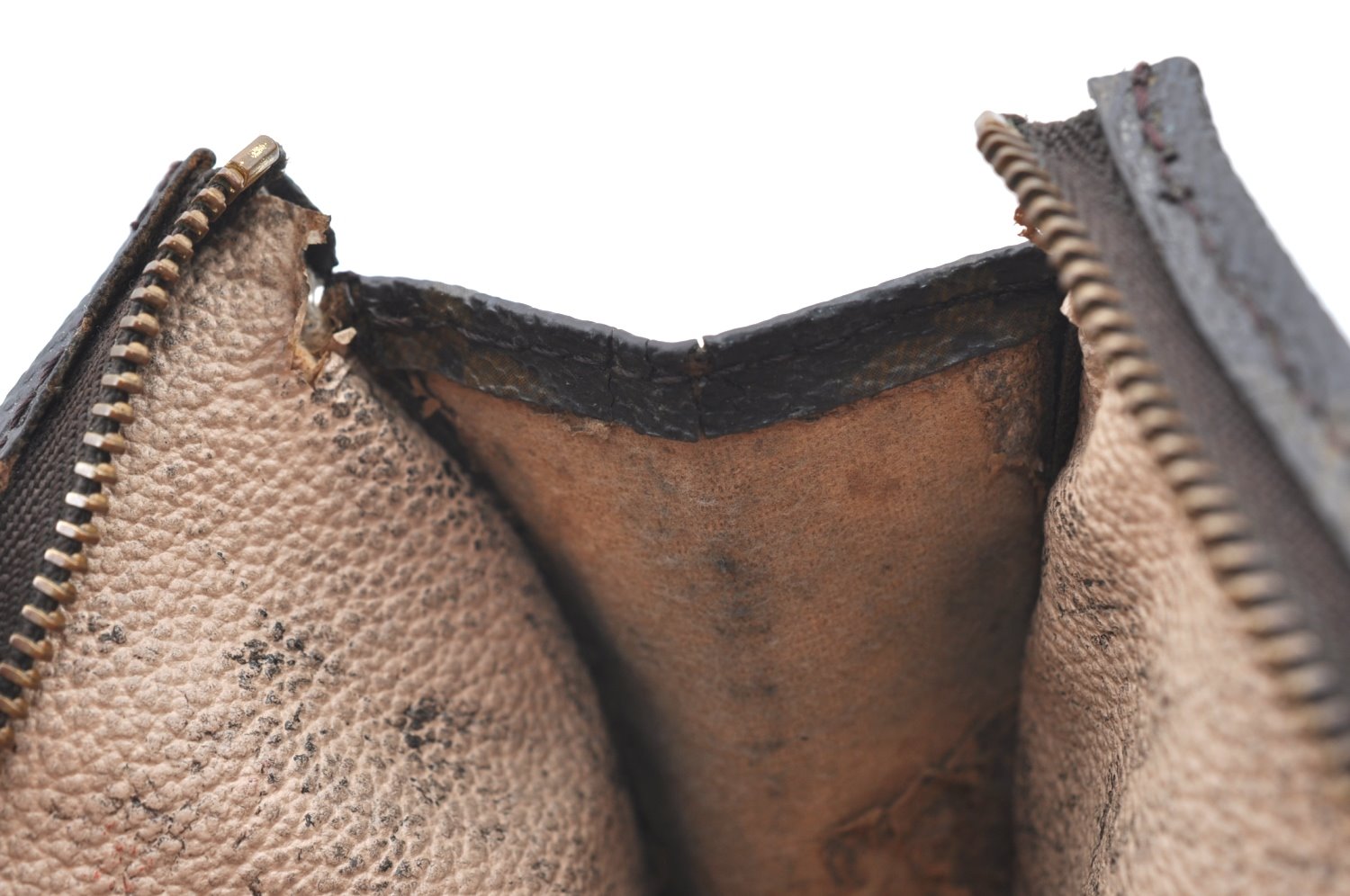 Authentic Louis Vuitton Monogram Poche Toilette 19 M47544 Cosmetics Pouch K4133