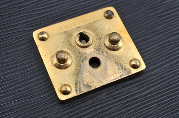 Authentic Louis Vuitton Epi Serviette Conseiller Briefcase Black M54422 LV K4137