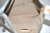 Authentic FENDI Zucchino Shoulder Cross Body Bag Canvas Leather Light Blue K4138