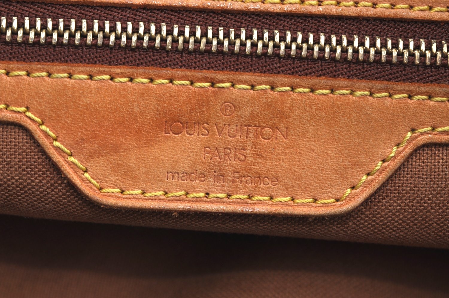 Auth Louis Vuitton Monogram Cabas Mezzo Shoulder Tote Bag M51151 LV Junk K4143