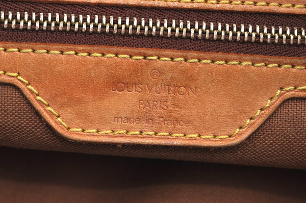 Auth Louis Vuitton Monogram Cabas Mezzo Shoulder Tote Bag M51151 LV Junk K4143