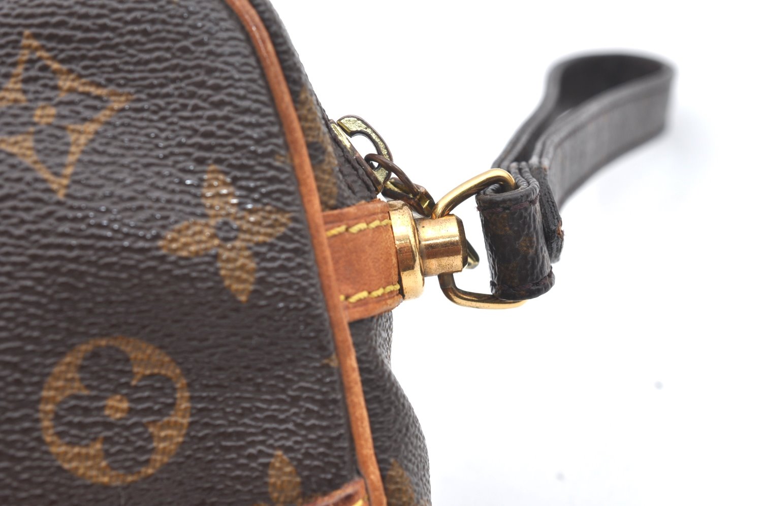 Authentic Louis Vuitton Monogram Marly Dragonne PM M51827 Clutch Hand Bag K4144