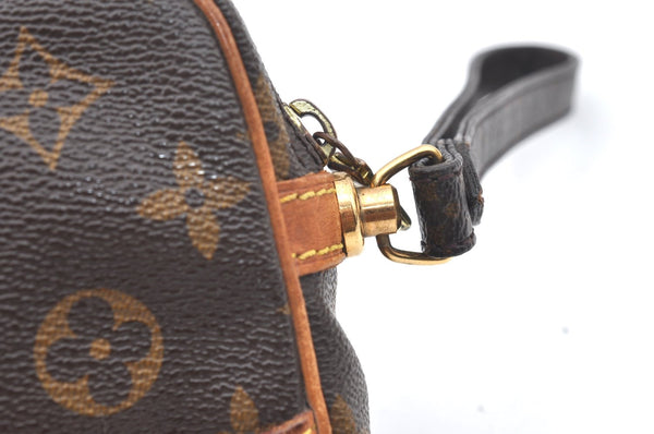 Authentic Louis Vuitton Monogram Marly Dragonne PM M51827 Clutch Hand Bag K4144