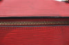 Authentic Louis Vuitton Epi Soufflot Hand Bag Red M52227 LV K4148