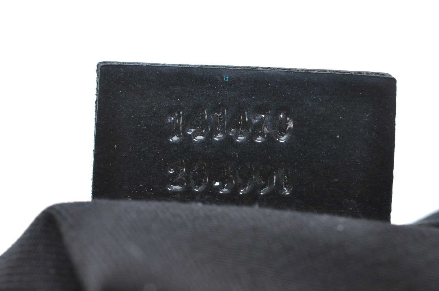 Authentic GUCCI Abbey Shoulder Tote Bag GG Canvas Enamel 141470 Black K4149