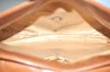 Authentic CELINE Macadam Blason Shoulder Cross Body Bag PVC Leather Beige K4150