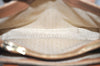Authentic CELINE C Macadam Blason Pattern Hand Bag Canvas Leather Beige K4158