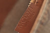 Authentic CELINE C Macadam Blason Pattern Hand Bag Canvas Leather Beige K4158