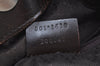 Authentic GUCCI Bamboo 2Way Shoulder Hand Bag Nylon Leather 0011638 Brown K4164