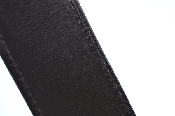 Authentic GUCCI Bamboo 2Way Shoulder Hand Bag Nylon Leather 0011638 Brown K4164