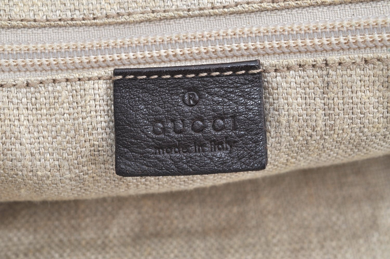 Authentic GUCCI Vintage Shoulder Cross Body Bag Leather Brown K4166