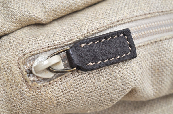 Authentic GUCCI Vintage Shoulder Cross Body Bag Leather Brown K4166