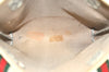 Authentic GUCCI Web Sherry Line GG Plus Tote Bag PVC Leather Brown K4173
