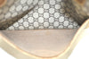 Authentic GUCCI Web Sherry Line GG Plus Tote Bag PVC Leather Brown K4173