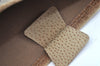 Authentic GUCCI Web Sherry Line GG Plus Tote Bag PVC Leather Brown K4173