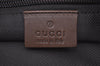 Authentic GUCCI Vintage Shoulder Tote Bag GG Canvas Leather 0190402 Brown K4182