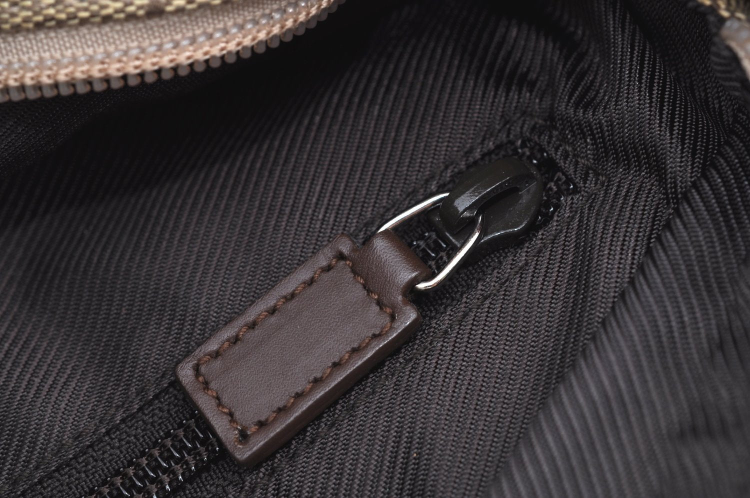 Authentic GUCCI Vintage Shoulder Tote Bag GG Canvas Leather 0190402 Brown K4182