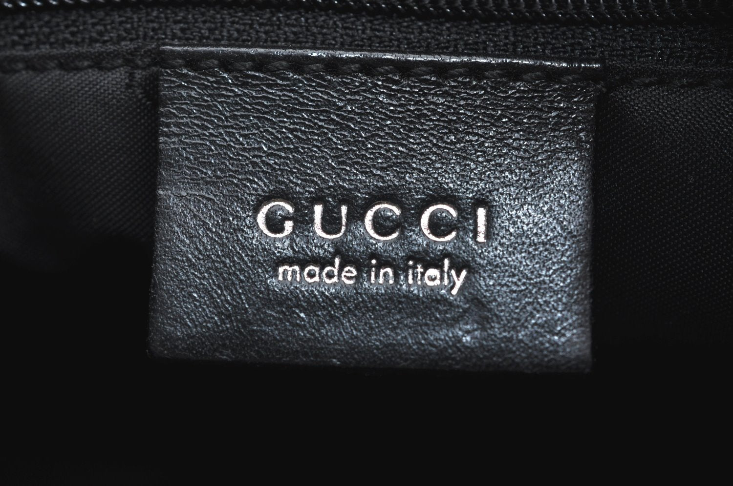 Authentic GUCCI Bamboo 2Way Shoulder Hand Bag Nylon Leather 0000509 Black K4185