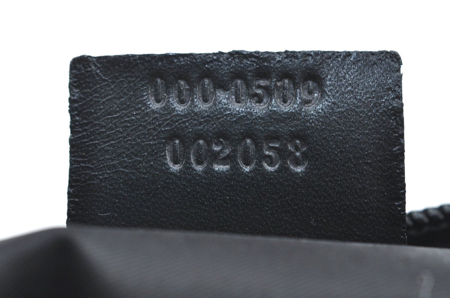 Authentic GUCCI Bamboo 2Way Shoulder Hand Bag Nylon Leather 0000509 Black K4185