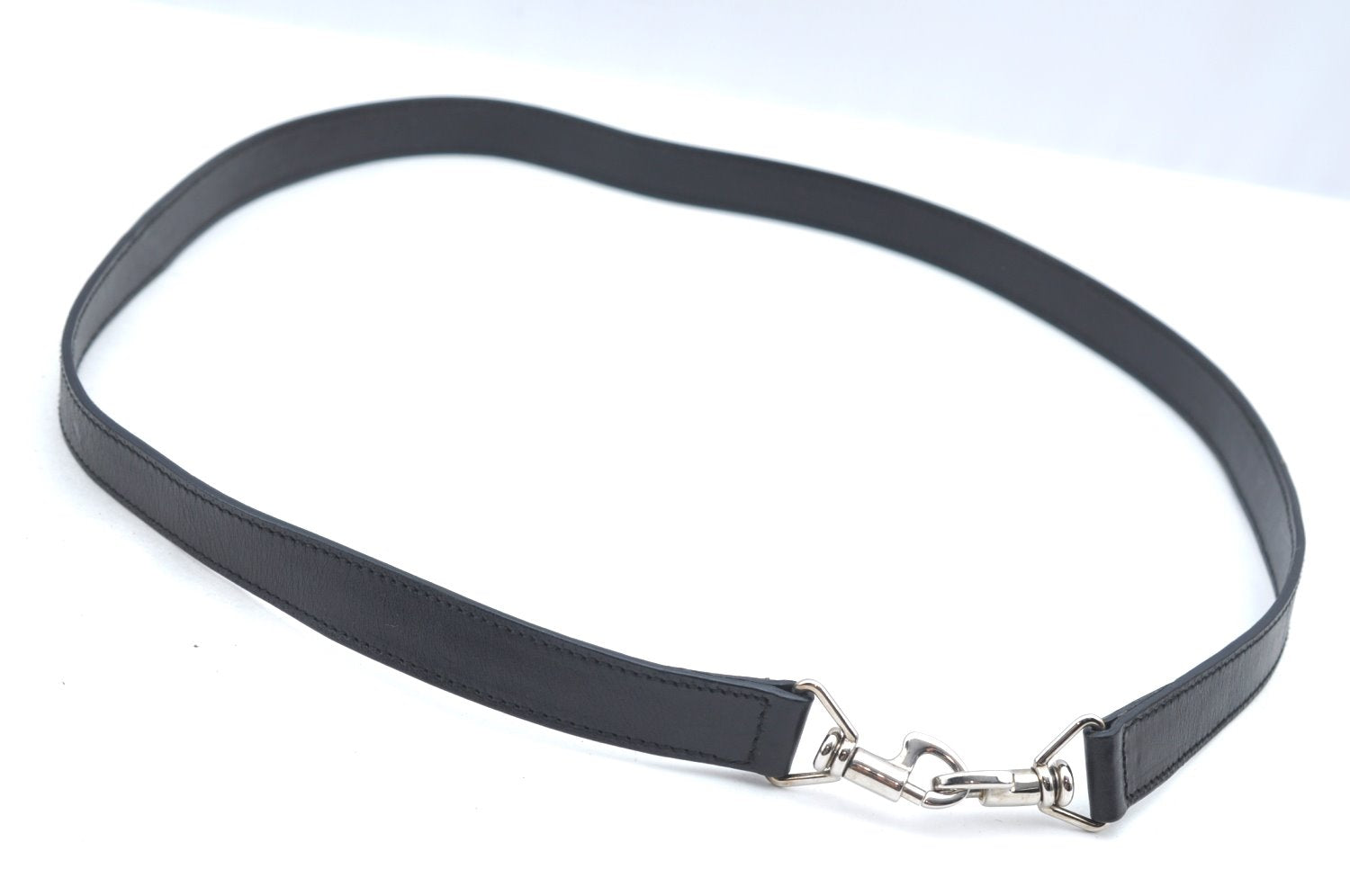 Authentic GUCCI Bamboo 2Way Shoulder Hand Bag Nylon Leather 0000509 Black K4185