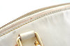 Authentic Louis Vuitton Suhali Lockit PM Hand Bag White M91887 LV K4191