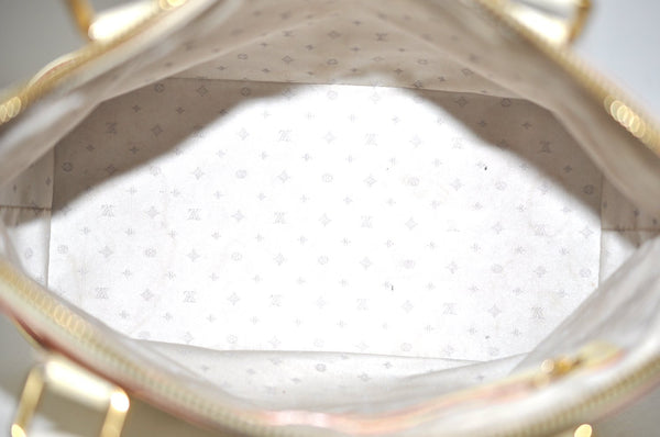 Authentic Louis Vuitton Suhali Lockit PM Hand Bag White M91887 LV K4191